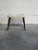 Mid-Century Modern Vintage Danish Mid Century Modern Teak Vanity Stool With Sheepskin Upholstery For Sale - Image 3 of 8