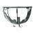 Vintage Sculptural Verdigris Leaf Wall Shelf For Sale
