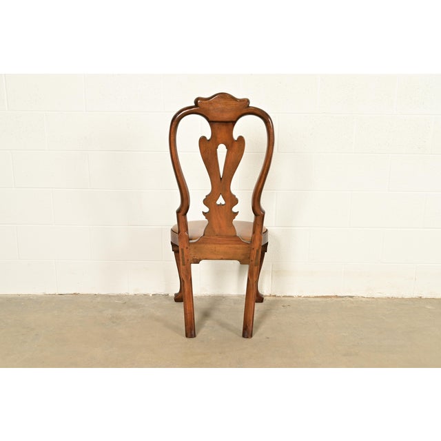 Kittinger Georgian Carved Mahogany Side Chair or Dining Chair For Sale - Image 13 of 17