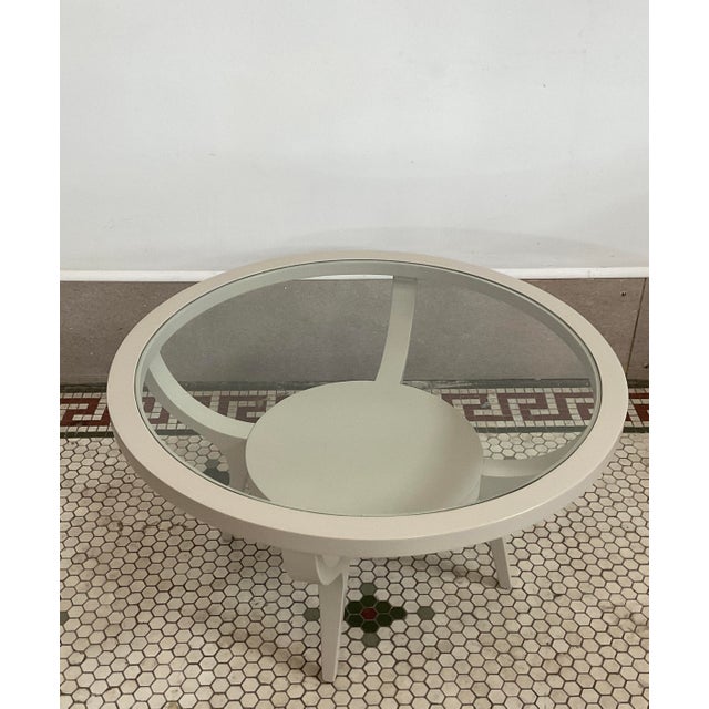 Mid-Century Round Coffee Table For Sale - Image 4 of 8