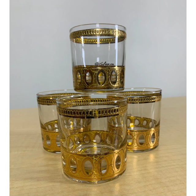 1960s Mid 20th Century Culver, Ltd. Antigua Barware- Set of 4 For Sale - Image 5 of 12