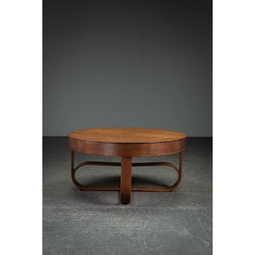Brown Modernist Coffee Table, 1930s For Sale - Image 8 of 15