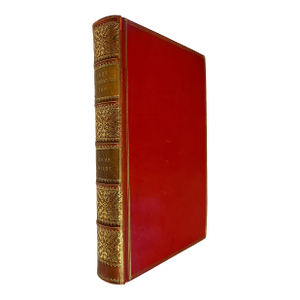 Fine Red Leather Binding - Lady Windermere's Fan - A Play About a Good Woman by Oscar Wilde, London 1908
