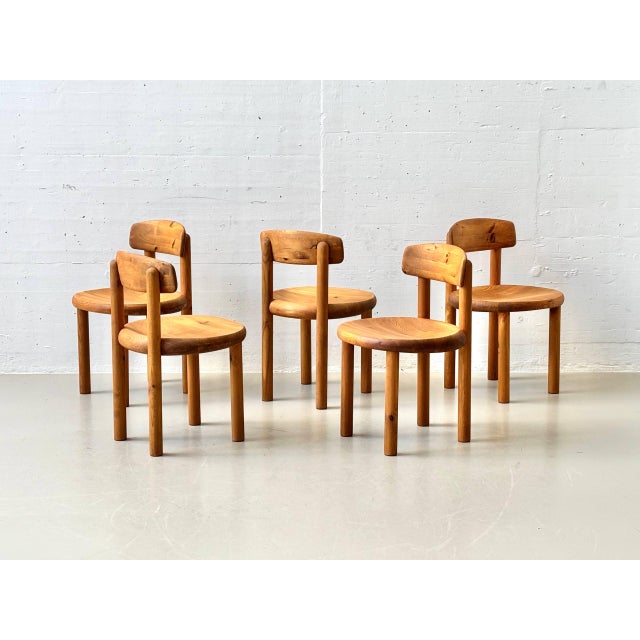These distinctive chairs were designed in the 1970s by Danish designer Rainer Daumiller and exemplify the organic, nature-...