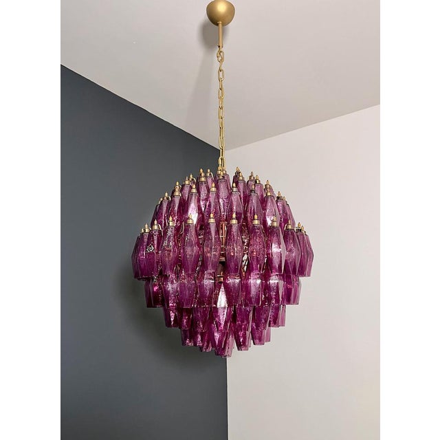 Spherical Murano Polyhedrons Pendant Light, 1990s For Sale - Image 10 of 18