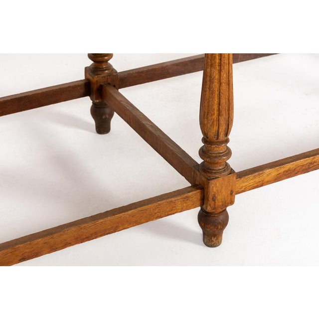 French Oak Drapers Table, 1900s For Sale - Image 5 of 8