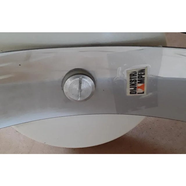 Vintage Dutch Wall Lamp with Opaque White Plastic Screen, 1970s For Sale - Image 9 of 10