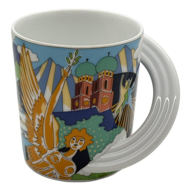 Cupola City Cup Series No. 5 Munich Mug by B. Doege and Mario Bellini for Rosenthal Studio Line, 1990s For Sale