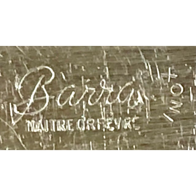 Vintage Guy Degrenne French Silver Plated Flatware, Set of 37 For Sale - Image 11 of 13