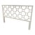 Geometric Fretwork Chinoiserie King Headboard For Sale