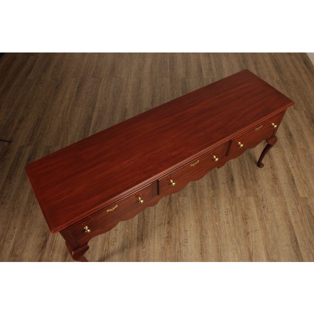 Brown Henkel Harris Jamestown Colony Cherry Sideboard For Sale - Image 8 of 12