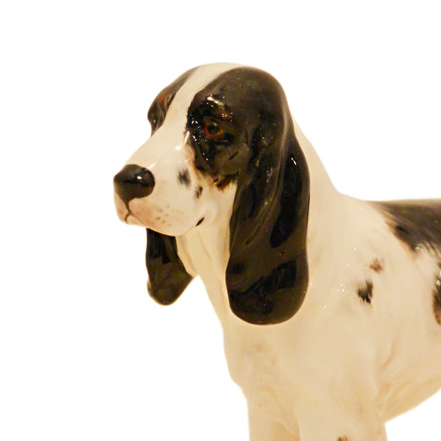 A premier find for the Royal Doulton enthusiast or Spaniel devotee. This HN 1078 English Cocker Spaniel is a rare, early...