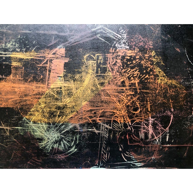 Oscar Murillo, Latin American Figurative Abstract Expressionist Mixed Media Monoprint Painting For Sale - Image 4 of 11