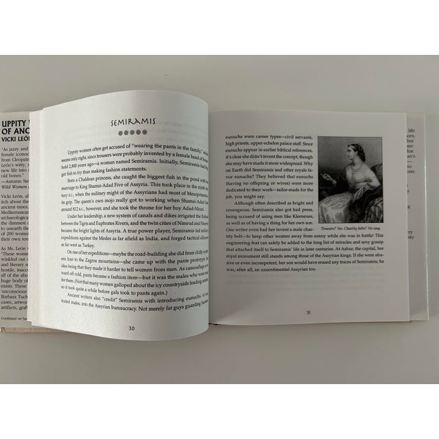 Small Coffee Table Book-Uppity Women of Ancient Times, 1995 by Vicki Leon For Sale - Image 10 of 11
