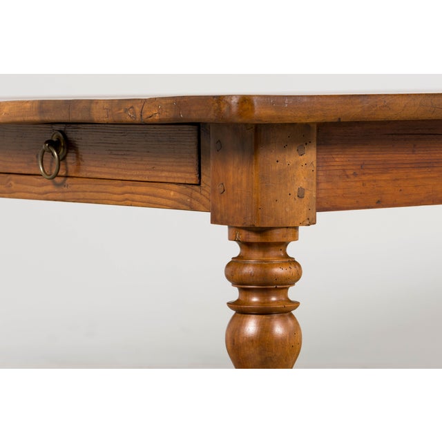 Mid-19th Century French Provincial Walnut Harvest Table For Sale - Image 18 of 18
