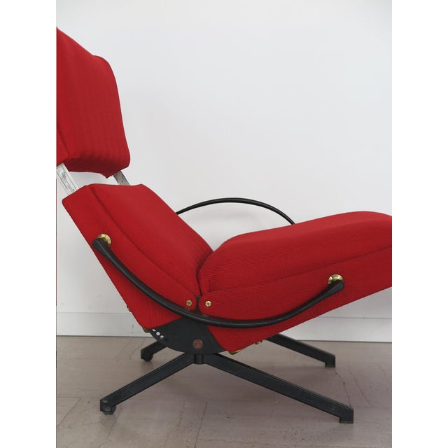 Italian Model P40 Reclining Chair by Osvaldo Borsani for Tecno, Italy, 1950s For Sale - Image 13 of 18