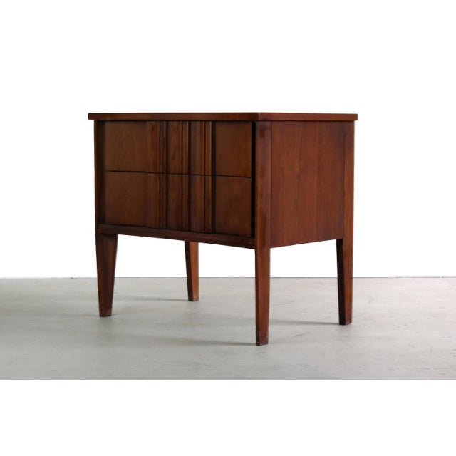 Brown End Table Attributed to Edmond Spence Sweden For Sale - Image 8 of 8