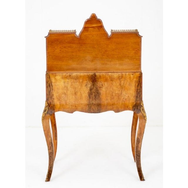 French Desk Happiness on the Day in Walnut, 1860s For Sale - Image 18 of 18