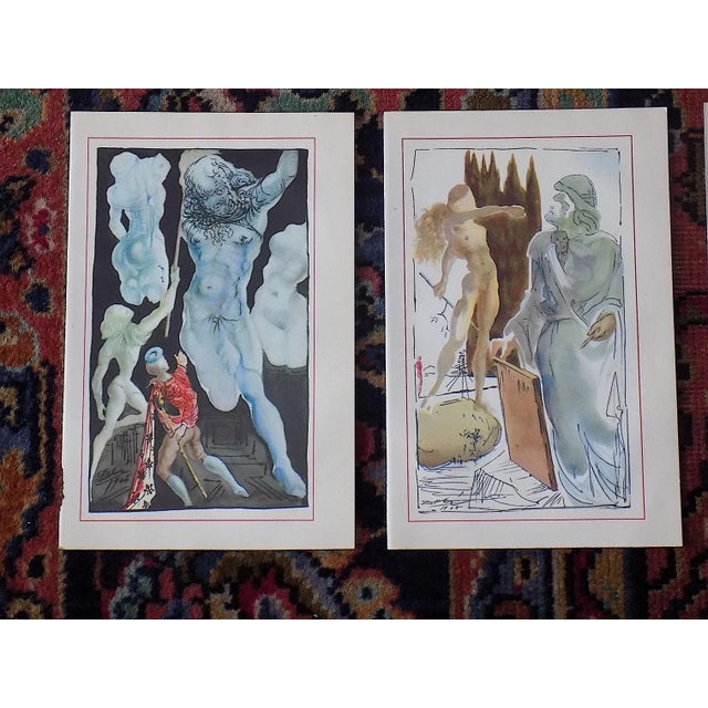 Salvador Dalí Vintage Mid 20th Century Salvador Dali Surrealist Lithographs - Set of 6 For Sale - Image 4 of 6
