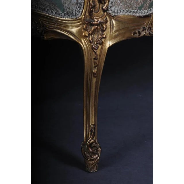 Vintage Rococo Beech Sofa For Sale - Image 11 of 13