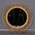 Mid-Century Modern Mid-Century Italian Round Rattan Wall Mirror For Sale - Image 3 of 8