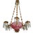 Antique Gilt Bronze and Glass Chandelier, 19th Century For Sale - Image 5 of 5