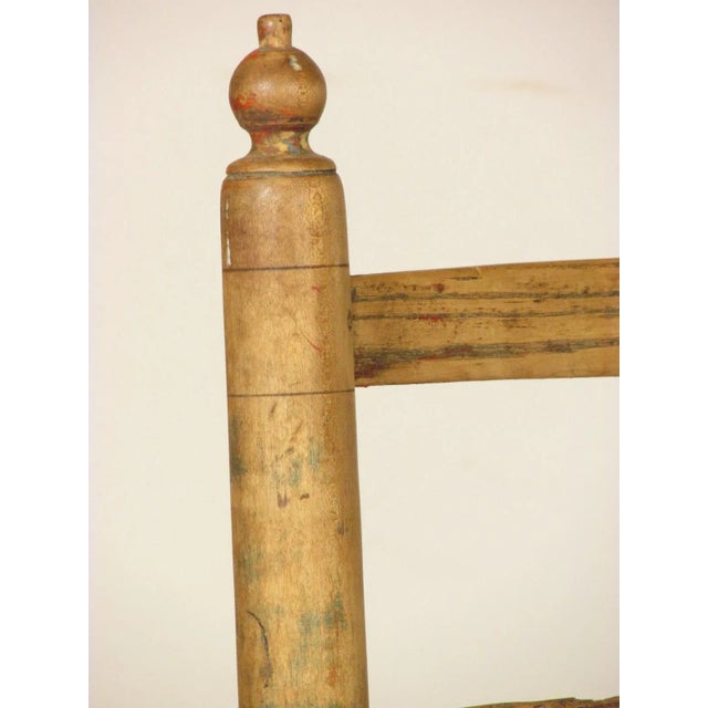 Wood 19th-C. American Rocking Chair For Sale - Image 7 of 9