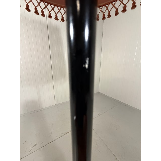 Brass Floor Lamp with Pleated Lampshade, Austria, 1950s For Sale - Image 16 of 18