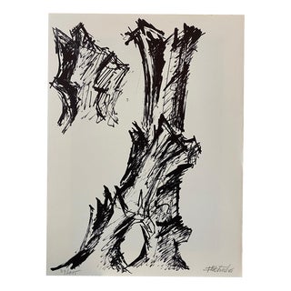 Fritz Wotruba, It Was Raining, 1978, Lithograph For Sale