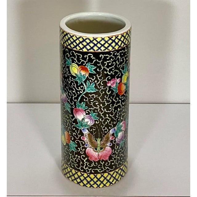 1970s Chinoiserie Umbrella Stand, Small, Cache Pot For Sale - Image 10 of 10
