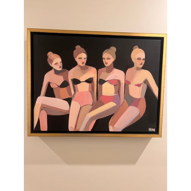 Elevate your space with this captivating, one-of-a-kind original painting by celebrated contemporary artist Hayley...