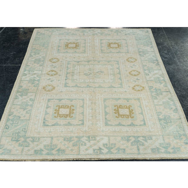 Turkish Vintage Rug 4'3" x 5'9" #20790 Explore a curated collection of hallway runners, wool rugs, and handmade...