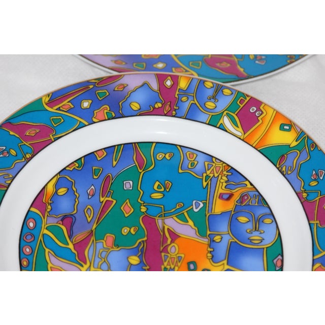 Porcelain Dessert Plates, France, 1990s, Set of 6 For Sale - Image 14 of 18