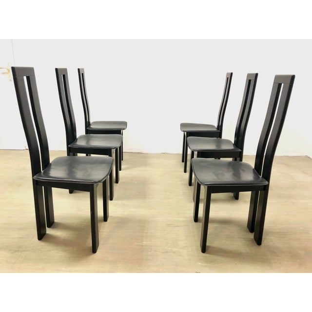 Postmodern Dining Chairs by Pietro Costantini, 1970s, Set of 6 For Sale - Image 4 of 6