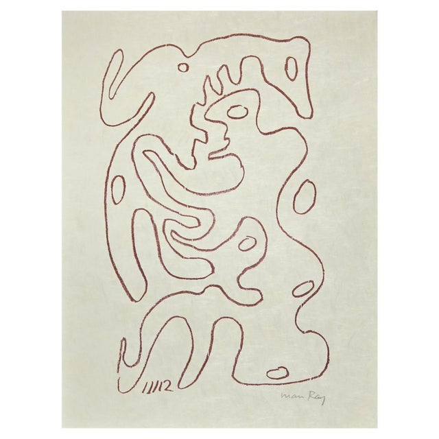Modern Man Ray, The Absolute Real, Lithograph, 1964 For Sale - Image 3 of 3