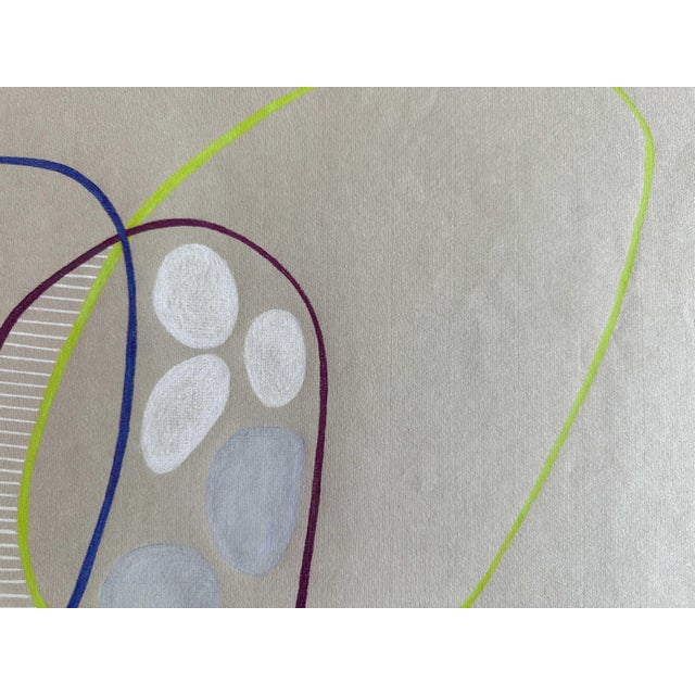 This colored pencil drawing on delicate dark-grey colored paper was made in 2023 by Amanda Andersen. Large asymmetrical...