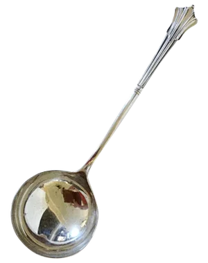English Silver Plated Soup Ladle