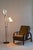 Czech Art Deco Floor Lamp in Chrome, Opal Glass and Lacquered Wood, 1930s For Sale - Image 14 of 15