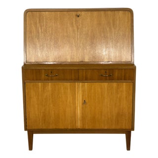 Mid-Century Secretary Writing Cabinet For Sale