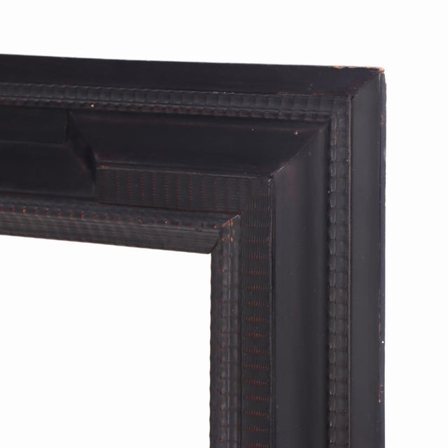 French Ebonized Frame in the Dutch Style, C. 1940. For Sale - Image 4 of 5