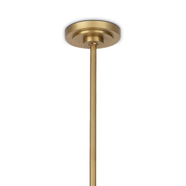 2020s Artemis Mobile Chandelier, Natural Brass with Champagne Glass For Sale - Image 5 of 7