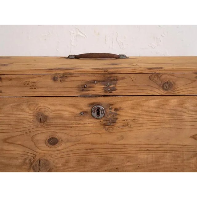 Small Antique Chest, 1920s For Sale - Image 6 of 8