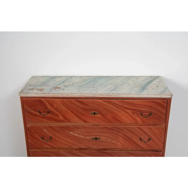 Antique Swedish Gustavian Country Chest of Drawers For Sale - Image 6 of 11