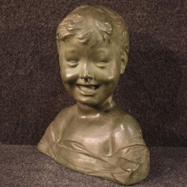Terracotta Bust of a Child For Sale - Image 10 of 14