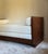 A Hand-Crafted Wood and Bouclé Daybed, 21st Century For Sale In Los Angeles - Image 6 of 12