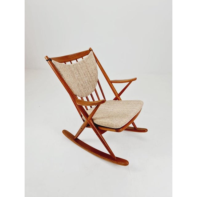 Danish Teak Rocking Chair by Frank Reenskaug for Bramin, 1960s For Sale - Image 15 of 18