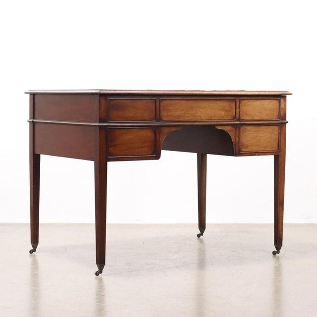 Directoire Mahogany Desk, Late 1700s For Sale - Image 10 of 11