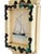 Nautical Original Hand-Painted Sailboat Painting in a Vintage Folk Frame For Sale - Image 3 of 5