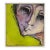 Mid-Century Modern Abstract Portrait Painting Signed Francis '60 For Sale