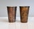 Art Nouveau Copper Mixed Metal Cups with Floral Motif Embossings, France, 1920s, Set of 2 For Sale - Image 12 of 16